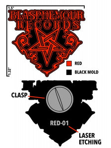 Blasphemour Records - Logo Soft Enamel Pin